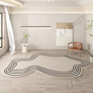 Hand Tufted Rugs Odds Shape for Living Room,