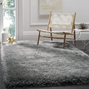Rug for Living Room 5x7 feet Shaggy Carpet Plain Soft Fur Rectangular Rugs for Bedroom